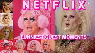 Trixie amp Katya on Netflix Funniest Parts From Each Guest Episode [upl. by Wilow]