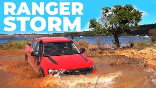 NOVA FORD RANGER STORM no barro e na água [upl. by Nnylirret715]