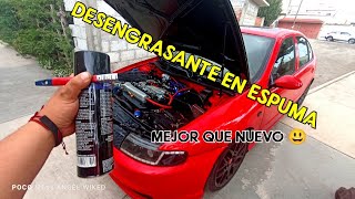 NO MAS AGUA 💧 Lavado de motor en Seco • Desengrasante en Espuma • Wiked Garage [upl. by Dolli400]