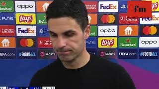 Mikel Arteta Post Match interviewBayern 10 Arsenal [upl. by Wilona]