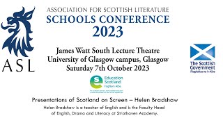 ASL Conference 2023 Presentations of Scotland on Screen– Helen Bradshaw [upl. by Aicilaana]