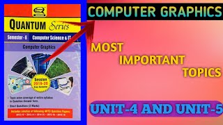 COMPUTER GRAPHICS AKTU IMPORTANT QUESTIONS UNIT4ANDUNIT5 Computergraphicsaktu computergraphics [upl. by Ocinom]