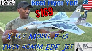 Im Blown Away by This 169 XFly F15 Eagle Twin 40mm EDF Jet [upl. by Denys]