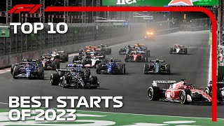 Top 10 Best Starts of The 2023 F1 Season  AWS [upl. by Orfurd]