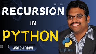 RECURSION  PYTHON PROGRAMMING [upl. by Attenrad872]