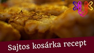 Sajtos kosárka recept  Karácsonyi sós süti recept [upl. by Gut]