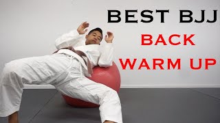 The Best BJJ Back Warm Up Routine  Preparing Your Back For JiuJitsu [upl. by Anitselec]