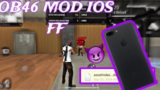 FF MOD IOS😱🤯OB46👺FREE FIRE  IOS [upl. by Assirol153]