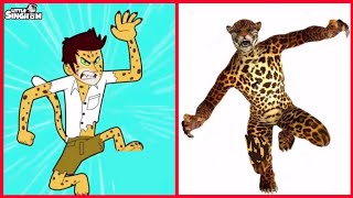 Little singham characters in real life  All cartoon characters [upl. by Rhoads774]