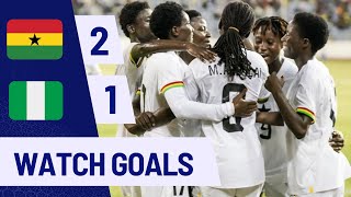 GHANA VS NIGERIA21ALL AFRICA GAMESGOALSampHIGHLIGHTS [upl. by Lebazi]