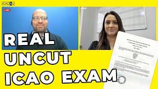 REAL UNCUT RECORDING OF ICAO EXAM  ENGLISH LANGUAGE PROFICIENCY TEST ICAO4U  certified icao exams [upl. by Annmaria]