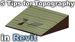 5 Tips for Topography in Revit Tutorial [upl. by Starbuck]