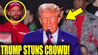 Crowd Falls SILENT As Trump COLLAPSES In DISASTER Rally [upl. by Ydda]