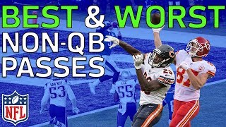 Best Throws amp Worst Fails from NonQB Passes in the 2017 NFL Season  NFL Highlights [upl. by Trask]