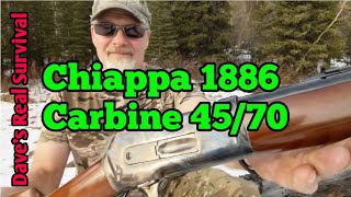 182 Chiappa 1886 Lever Action Rifle Case Hardened Carbine in 4570 [upl. by Akiwak]