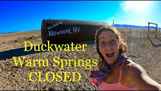 DUCKWATER Warm Springs NV Closed [upl. by Briana]