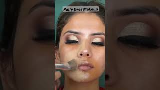 Puffy eyes makeup tutorial so cute 🥰🥰🥰eyemakeuptutorial youtubeshorts subscribe2024 ❤️❤️❤️💯🥰 [upl. by Aaronson152]