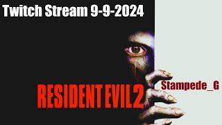 RE2 on GOG Night 3Finale  Twitch Stream 992024 [upl. by Hairaza]