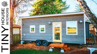 Stunning Beautiful 300 Sq Ft Tiny Home For Sale  Tiny House Interiors [upl. by Brookhouse709]