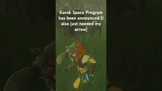 Korok Space Program Shorts Zelda funny [upl. by Lowry]