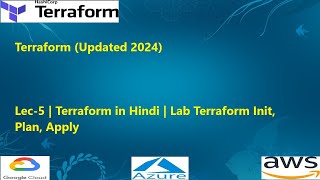 Lec5  Terraform In Hindi  Lab Terraform Init Plan Apply [upl. by Lenox]