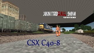 Trainz Simulator 12  Jointed Rail AddOn   CSX C408 PayWare [upl. by Vaientina]