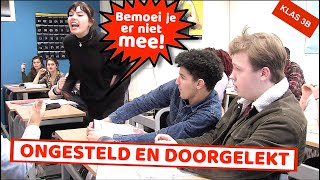 BOOS ONGESTELD EN DOORGELEKT DE KLAS UIT [upl. by Emelia]