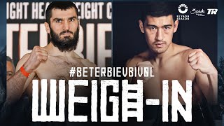 Artur Beterbiev Vs Dmitry Bivol  WEIGHIN [upl. by Asiela]