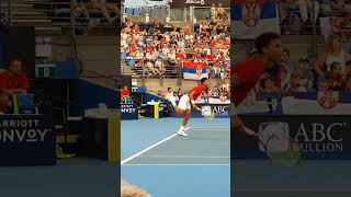 Felix AugerAliassime slow motion serve tennis serve Felix sports [upl. by Dosh929]