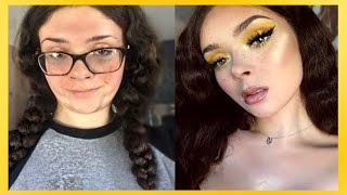 MAKEUP TRANSFORMATION  TEA SHADE amp LEMONADE [upl. by Adnor410]