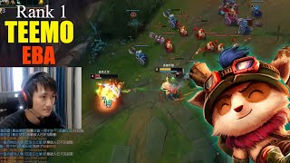 Rank 1 Teemo  Eba Teemo vs Garen [upl. by Rellek855]