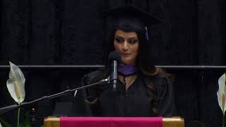 Mona Fakhoury delivers the Dental Hygiene class address at Detroit Mercy Dental commencement [upl. by Willem475]