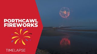 Porthcawl Fireworks Timelapse 30724 [upl. by Lisetta]