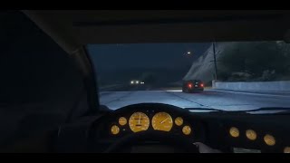 Enjoy the Winter Landscape in GTA 5 while driving 50 minutes full drive [upl. by Anairb]