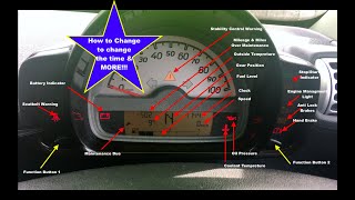 How to Change the Time on your Smart Car amp much more [upl. by Neyuh]