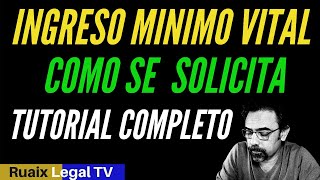 Como Solicitar El Ingreso Minimo Vital  Con o Sin Certificado  Tutorial  Paso a Paso  Requisitos [upl. by Airtened]