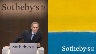 Mark Rothko Masterpiece Sold for 253 Million HKD Sets New Record in Asia  Sotheby’s [upl. by Kelwin608]