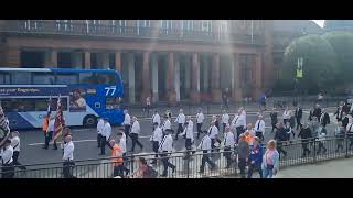 Greengairs Thistle flute band  Jim Holt memorial parade 30072022 [upl. by Atorod600]