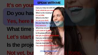 How To Speak English At Work Business English [upl. by Mollie]