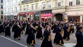 Christs Hospital School Band Lord Mayors Show 2022 [upl. by Refinneg2]