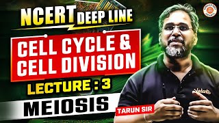 CELL CYCLE amp CELL DIVISION CLASS 11  MEIOSIS NCERT DEEP LINES  NCERT FOR NEET 2025  BY TARUN SIR [upl. by Hogle]