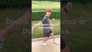 Roblox dance or homework 🤓 relatable funny comedy tiktok youtubeshorts fypシ viral explore [upl. by Neram]