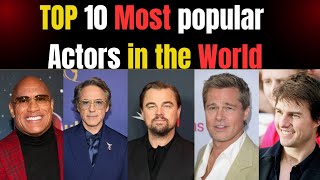 Top 10 Most Popular Hollywood Actors in 2024 Engish [upl. by Magan]