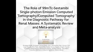 SPOTLIGHT Video  Role of 99mTcSestamibi SPECTCT for renal masses [upl. by Anyotal]