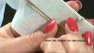 Needlepoint  Binding Stitch Tutorial [upl. by Winikka351]