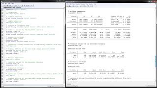 Linear Regression in Stata [upl. by Magdaia]