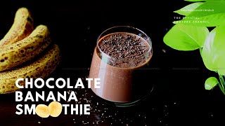 Chocolate Banana Smoothie Recipe Healthy  Easy Banana Smoothie Recipes [upl. by Divaj]