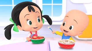 La canción de las verduras y más canciones infantiles para niños de Cleo y Cuquín [upl. by Lloyd]