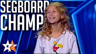 Segboard Champ Gets GOLDEN BUZZER on Romanias Got Talent  Got Talent Global [upl. by Noied]