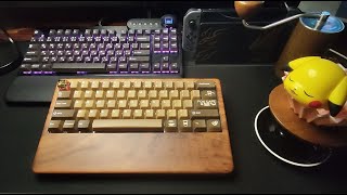 Domikey X HifiFox Silent Cafe Keycap Set unbox [upl. by Nylirac421]